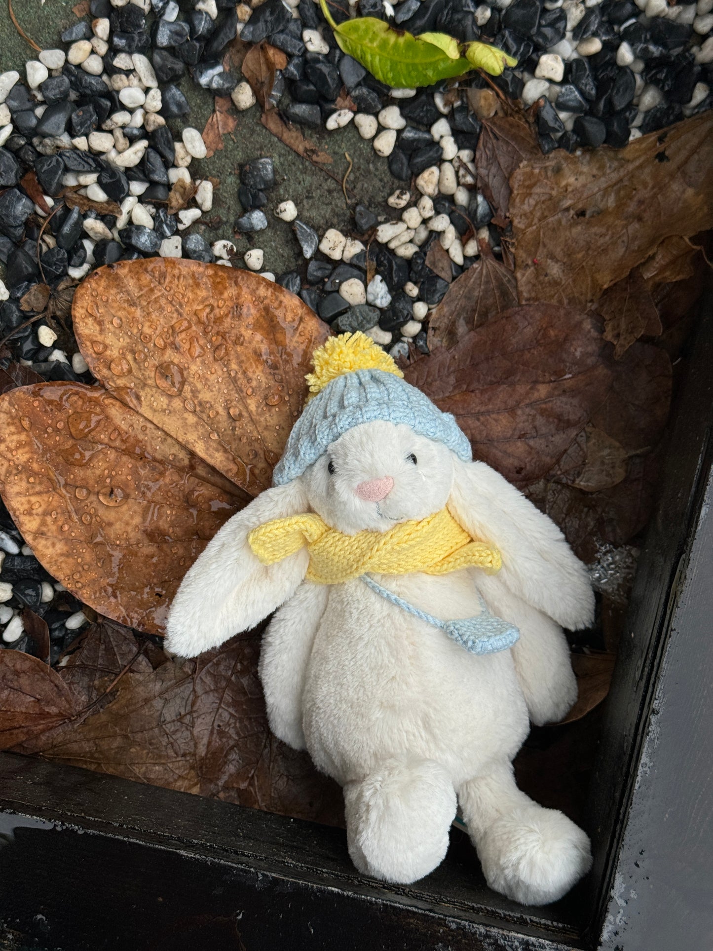 Light Blue & Yellow Crochet Outfit for Jellycat Amuseables