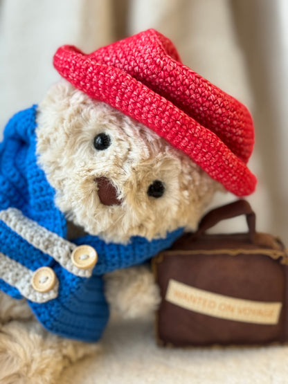 Crochet Paddington Outfit for Jellycat Bartholomew Bear