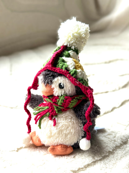 Granny Square Crochet Hat for 15cm Jellycats